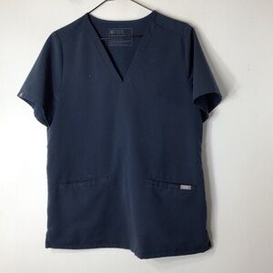 Figs top women medium blue scrubs medical